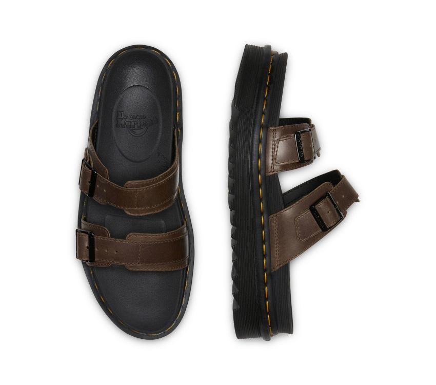 Dr martens myles hot sale two strap flat sandals